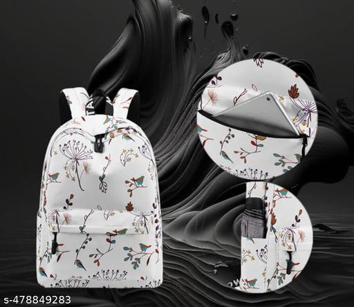 A backpack is a bag that is carried on the back with two shoulder straps. It can be used by students to carry their school supplies