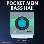 Mini Wireless Bluetooth Speaker | Wireless Button Controlled, Long Lasting Battery & Quick Charge Pack of 1 (Multicolor) bluetooth speakr, best bluetooth speaker