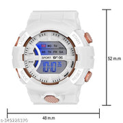 New Generation Digital Multi Function Kids Sports Watch for Boys & Girls Kid's Sports Watches Digital Watch - For Boys & Girls Trendy Fashion Watch Casual Wrist Watch Round Day and Date Display with Alarm and Dual Time Unisex Watch