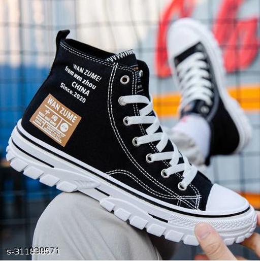 Trendy Black Casual Boots for Men and Boys: Style and Comfort Combined | Shoes | Men 's Shoes |  | black casual boots | trendy footwear | men's boots | boys' boots |