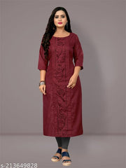Kashvi Refined Plus Size Kurtis