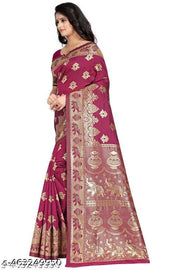 Silk-Villa soft kanjivaram silk sarees banarasi silk saree (Pari9016-Gajri)
