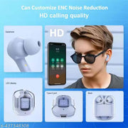 TWS True Wireless Bluetooth Headphone, TWS earphone, bluetooth headset, Best Quality Wireless Bluetooth Headphones & Earphones, 36 Hrs Playtime, 10mm HD Drivers, Sweat Proof (Any Random Color)
