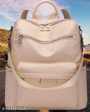 MomsyStore Women Leather Backpacks For Daily Travel Daypacks