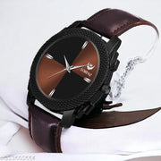 Lorenz Brown Dial & Brown Leather Strap Watch for Men & Boys |MK-407R