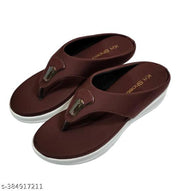 letest casual woman brown wedges