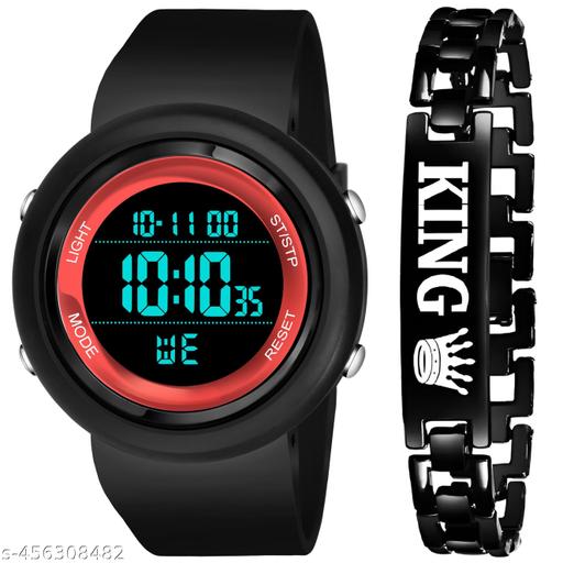 Stylish Premium look Round Dial Wrist Sports Watch with Bracelet