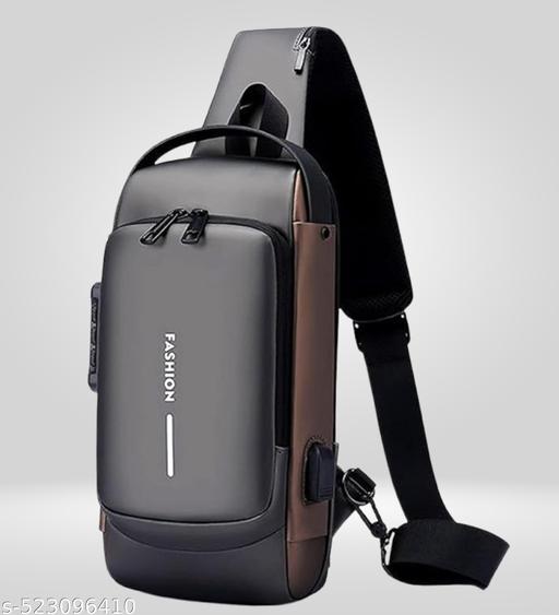 WomenBuzz Multifunction  Unisex Sling Bag , USB Charging Sport Sling Shoulder Bags,Crossbody Bag For Walking, Gym, Sport, Hiking, Cycling, Travel