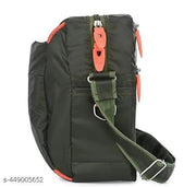 Trendy Unisex Sling bag Crossbody Polyester Messenger Bag | One Side Sling Bag For Men And Women | Side Bag | Polyster Bag | Side Bag For Daily Use(Pack of 2)