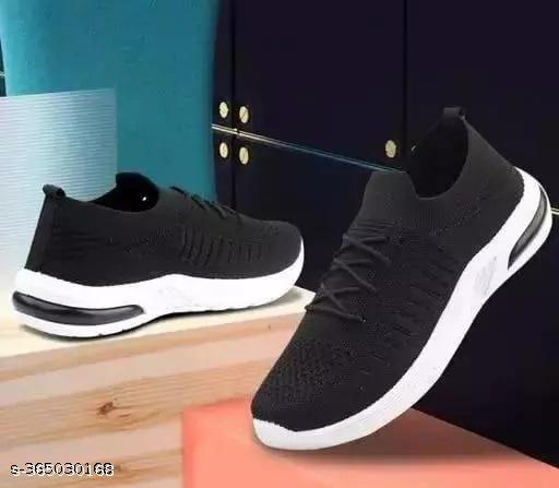 Latest Stylish Sport Shoes for Women! Black Solid Casual shoes