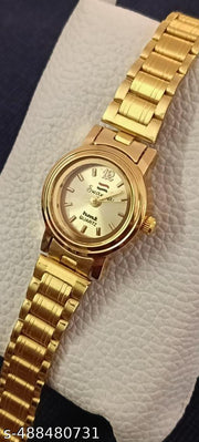 Party wear fancy Golden watch for women and girls