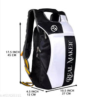 REAL MAKER Ganji Bag/College Bags/Office Bags/Laptop Bags/Casual Backpack & Watch Waterproof School Bag)