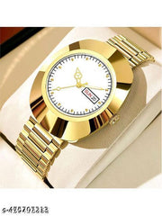 Boy's Analog Watch Golden Color