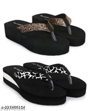 Two Soft Comfortable & Stylish Women's Daily Use Slipper/Flipflop for Women & Girls Combo of 2