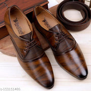Men's formal derby shoes || Formal lace-up shoes for man
