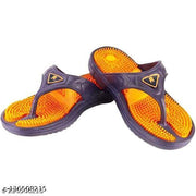 TieFit Men's Accupressure Non-Slip Slippers & TieFit Men's Thong Slipper Combo Pair Of 2
