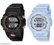 Digital Multi Function Kids Sports Watch for Boys & Girls (Pack of 2)