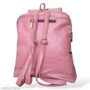 Backpack for Girls Women PU Leather Travel Bags Pithu Bag (LDPT03P)
