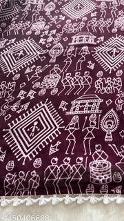 Fancy Georgette Printed  saree (With Lace Border)
