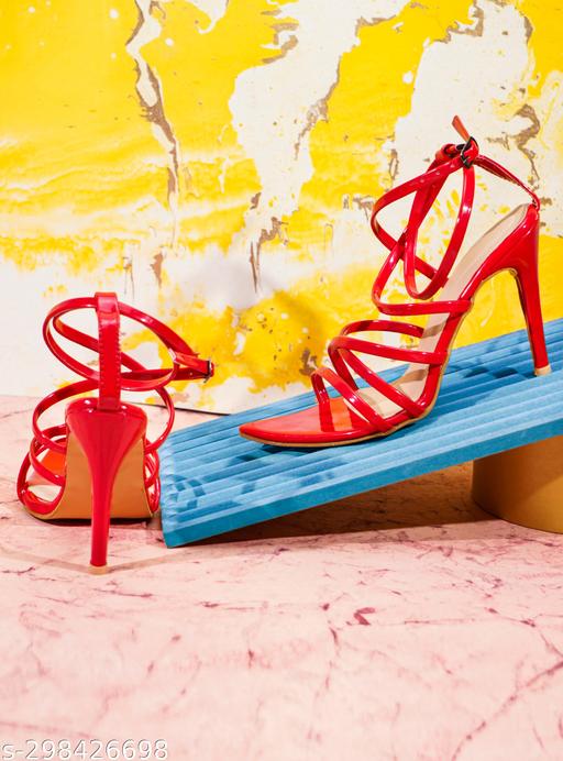 JM LOOKS Women's  Fashion Sandals|Stylish Design Heels for Girls| Heels for women| Women Footwear