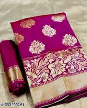 Trendy jacaquard Saree