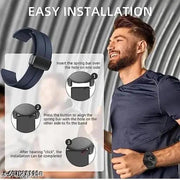 NEW DESIGN MAGNETIC BUCKLE STRAP . 22 MM SILICON STRAP FOR SMART WATCH. SMART WATCH STRAP COMBO PACK OF 2. STYLISH STRAP FOR WATCH