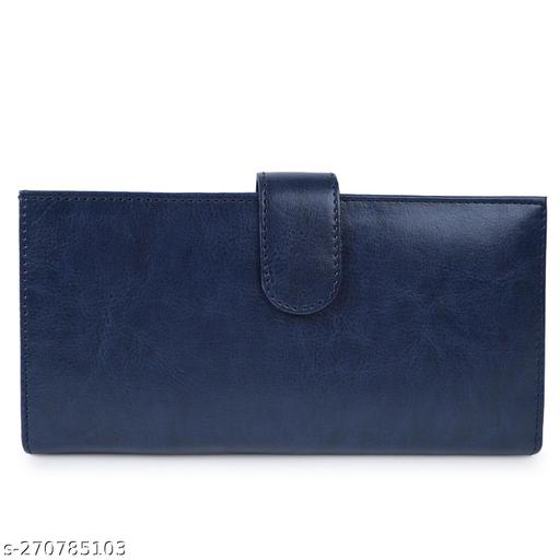 Classic World Women's Faux Leather with Zip Pocket, Multiple Card Holders and Pocket Wallet