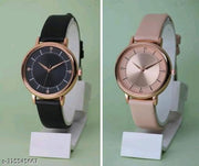 Precious Flower Designer Rust Thorns Fit Round Dial with Colorful Stylish Leather Belt Analog Watches for Women Watches