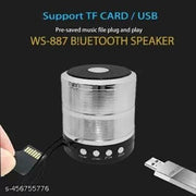 MLA VA WORLD WS-887 Mini Bluetooth Wireless Speaker,TF-Card Supported (Assorted Colour)
