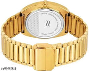 Boy's Analog Watch Golden Color