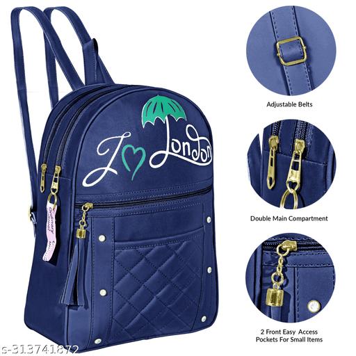 navy blue  london pirnted
