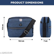 NFI essentials Small Unisex Sling Bag Cross Body Bag for Travelling, Business Messenger Bag Travelling Bag one Side shoulder Bag