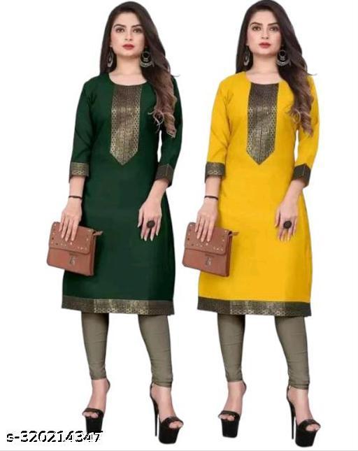 2 pic combo kurti cotton lace pattan