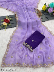chiffon sarees 2025 new design party wear silk saree latest collection