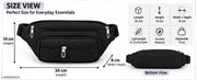 Men’s Premium Multi-Pocket Waist Bag | Crossbody Belt Bag | Travel & Daily Use