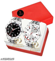 New style designer combo of 2 watches analog watch for boys & mens best watch for men Stainless Steel Chain Combo Watch For Men Boys