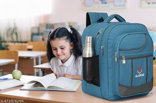 Gladius 50L stylish triple partition backpack for 4th-10th class