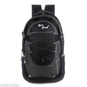 35 L Casual Waterproof Laptop Bag/Backpack for Men Women Boys Girls/Office School College Teens & Students (Black ,grey)