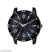 Black Analog Watch - For Men And Boy Black leather Designer Watch Designer Lather Strap Stylish Sport Look Boys watch for men Analog Watch - For Men