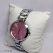 New Fancy Solid Dial Attractive Metal Chain Attractive Bracelet Analog Watch for Women