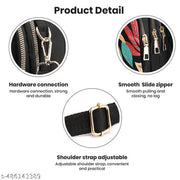 SYGA Women's Mini Backpack - Multi-Purpose Shoulder Bag with Leaves Pattern (Black)
