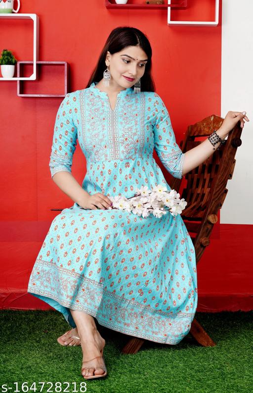 New women kurta;anarkali kurta;new gown;women kurta;rayon kurta;rayon anarkali kurta