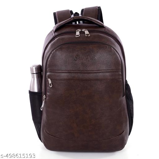 Leather Fashionate School Bags Laptop Backpack Waterproof PU Leather Backpacks for Men Women Boys & Girls Backpack