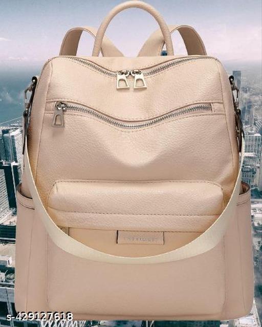 MomsyStore Women Leather Backpacks For Daily Travel Daypacks
