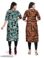 Festive and daily wear kurti for women-Combo piece_4