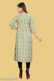 RADHE KRISHNA COMBO 3  WOMAN AMERICAN CREPE KURTI