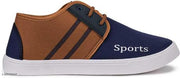 Multicolor Striped Sneakers For Men