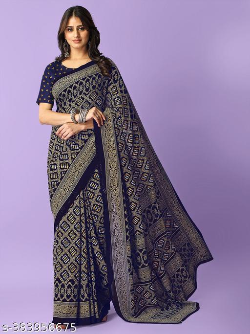 Printed Daily Wear Georgette Saree