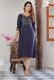 Trendy Stylish Embroided Kurti