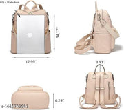 Leather Backpack for Women Elegants Backpack Purse Ladies Leather Shoulder Fitting Rakhi Gift for Sister, Mother Bhabhi